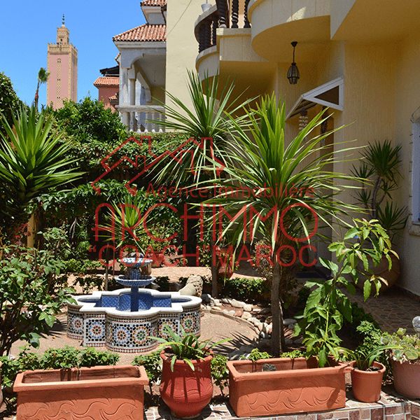 Villa 3 Façades, Quartier Tranquille À El Jadida Agence Immobiliére